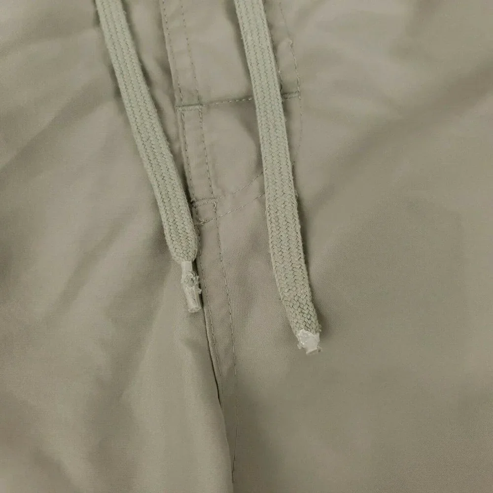 BODY GLOVE Mens Board Shorts Logo Patch Draw String Surfer Size 34 Red‎ & Tan